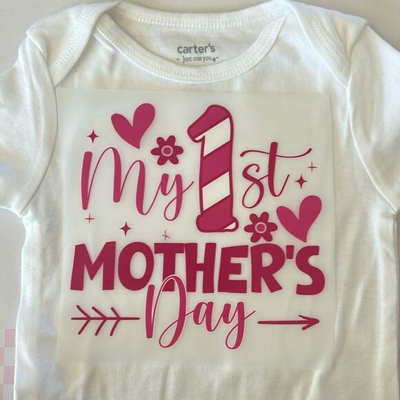You pick size- made to order baby onesie my first Mothers Day! - Picture 1 of 1
